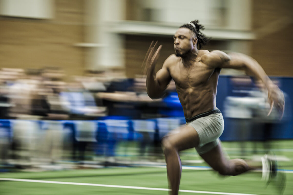 All for this: Former BYU football players showcase skills and abilities ...